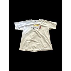 US Open 2003 White T Shirt Tennis Vintage Y2K Mens XL Official